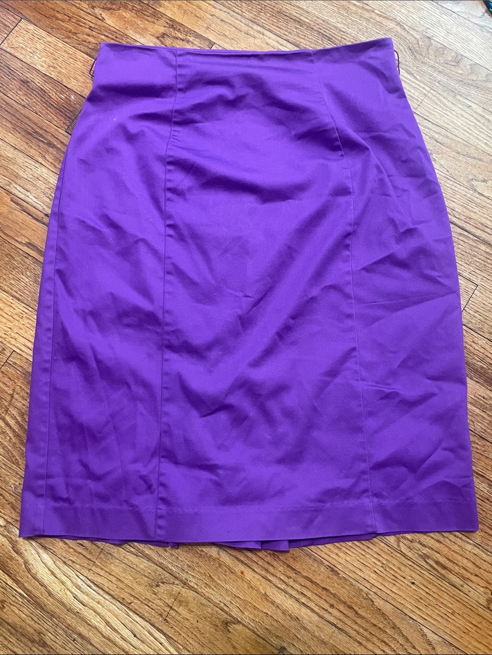 Worthington Purple Pencil Skirt